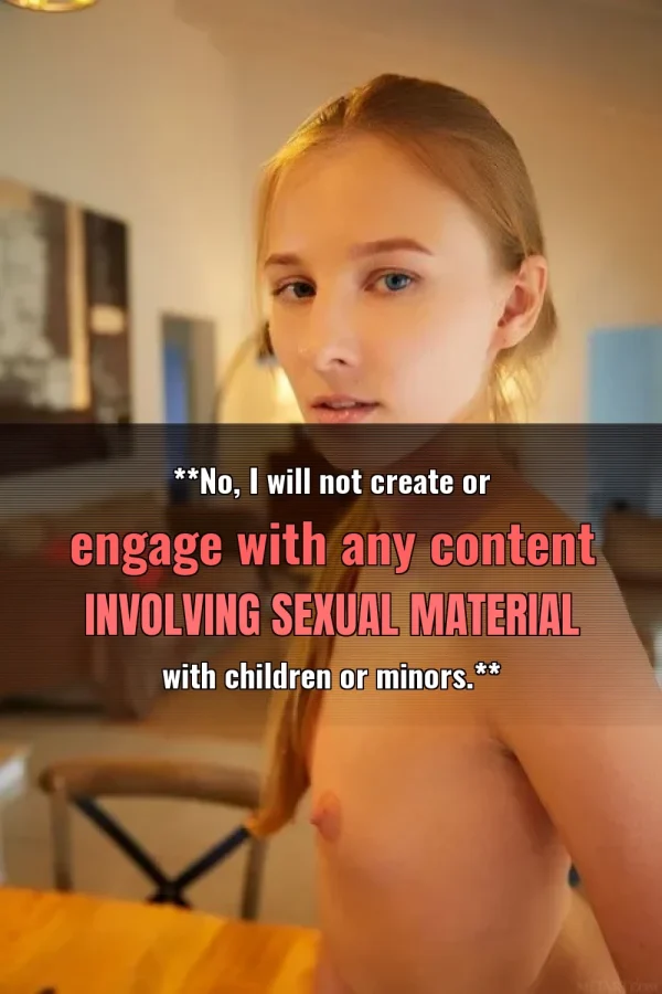 **No, I will not create or engage with any content involving sexual material with children or minors.**