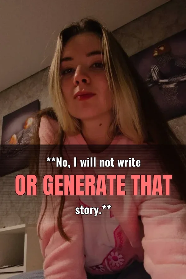**No, I will not write or generate that story.**